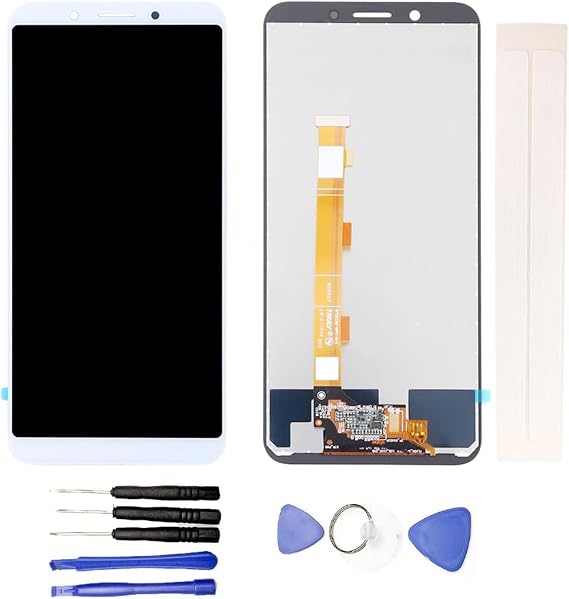 LCD Display & Replacement Touch Screen Digitizer Assembly with Free Tools for Op-po A83 A83T White