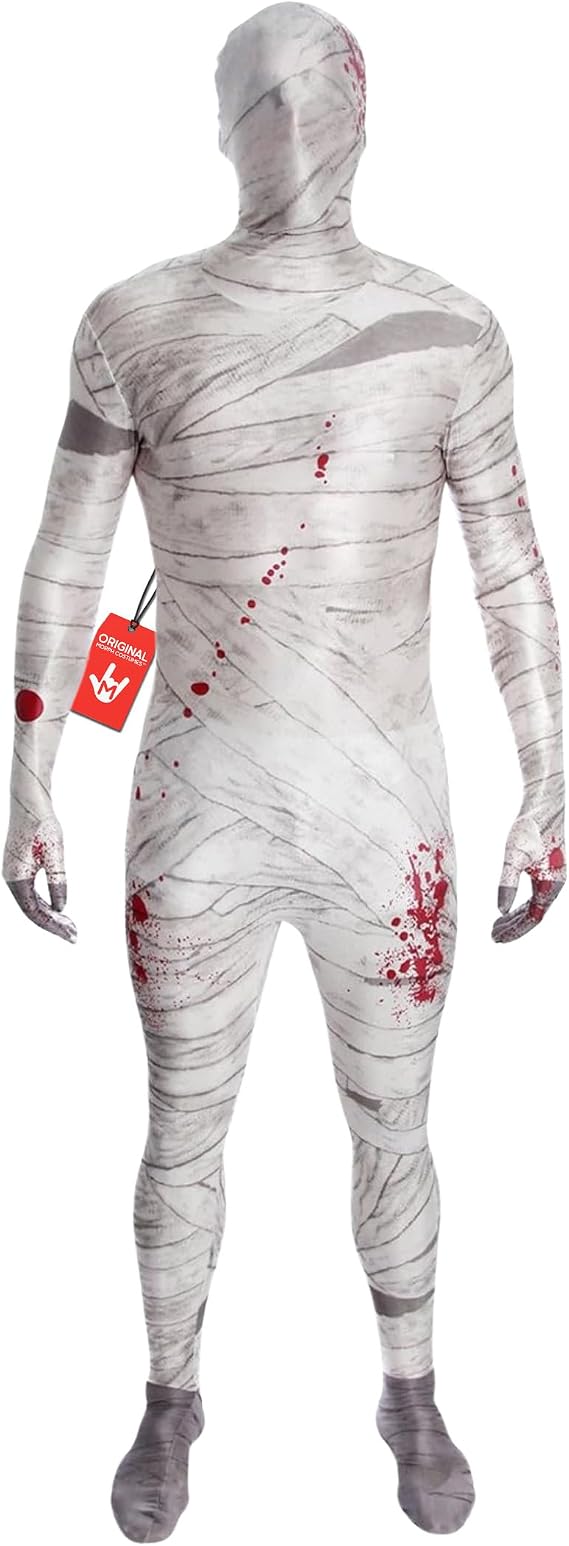 Morphsuits Mummy Costume, Scary Costumes, Halloween Costume for Adults, XL
