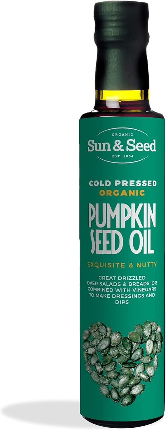 Pumpkin Seed Oil by Sun&Seed | Organic and Cold Pressed | 250ml
