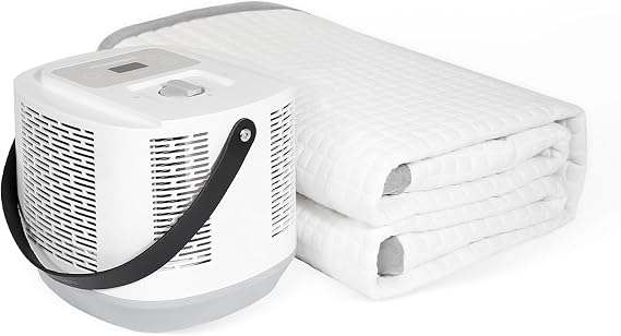 Bed Cooling System with Portable Cooling Mattress & Heater 54-115 F, Safe Water Circulation, Low Energy, Quiet Operation, Bed Air Conditioner Under Sheets Ideal for Camping, RVs, and Indoor Use