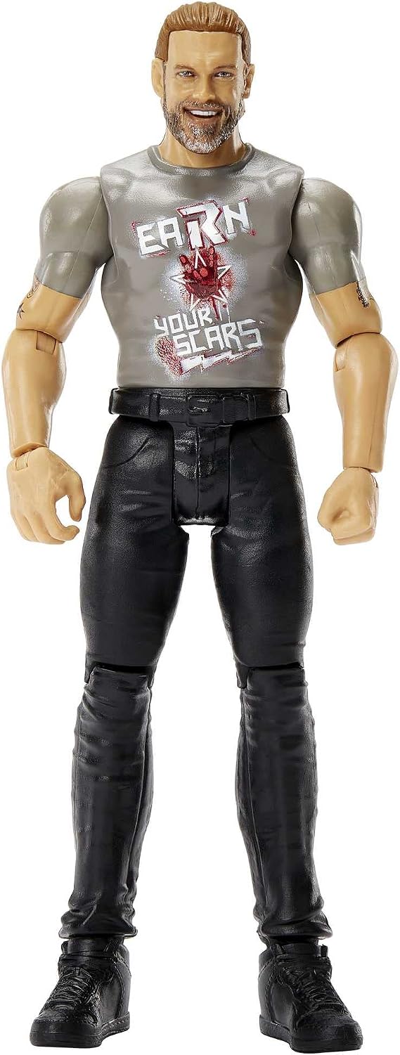 Mattel WWE Basic Action Figure, Edge, Posable 6-inch Collectible for Ages 6 Years Old & Up