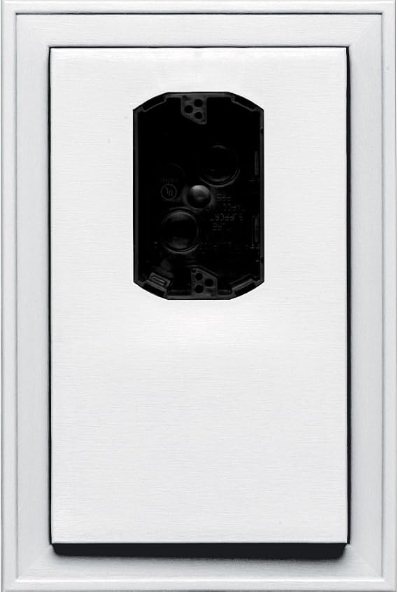 Builders Edge 130120005001 Offset Jumbo Electrical 001, White