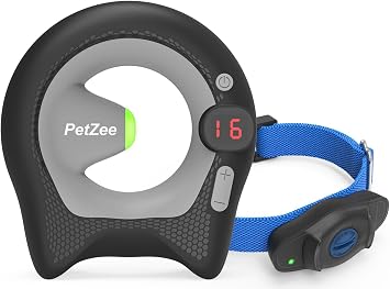 Dog Containment System, Adjustable Electric Dog Fence & Training Collar, Wireless Fence, One Receiver, BLK