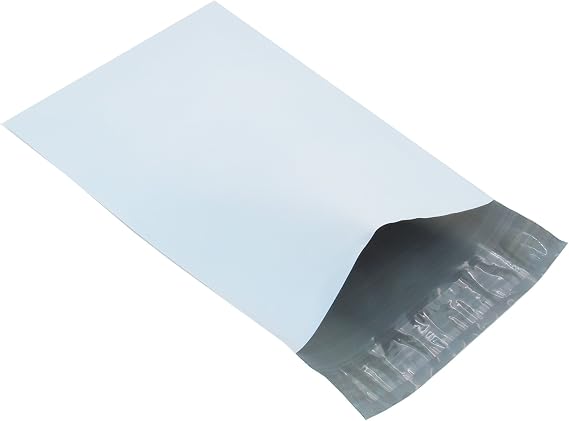 Progo 100 ct 12x15.5 Self-seal Poly Mailers. Tear-proof, Water-resistant and Postage-saving Lightweight Plastic Shipping Envelopes/Bags.