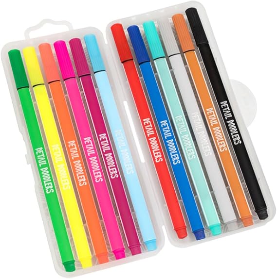 American Crafts Fine Felt Tip Mrkrs Brights
