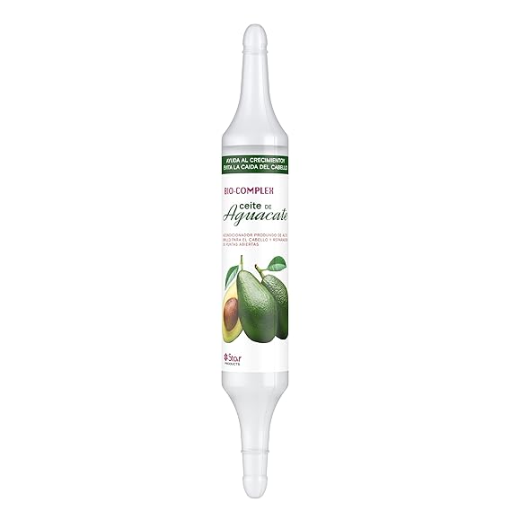Bio Complex Avocado Oil Ampoules 1 Pack 0.61 oz Each, Deep Nourishing Hair Treatment for Hydration, Repair, and Strengthening