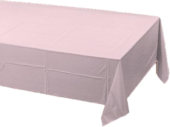 Creative Converting Tablecover Tableware items, 54" x 108", Classic Pink