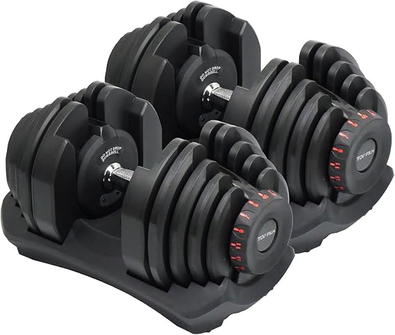 Adjustable Dumbbell 24kg 15-step adjustment 40kg 17-step adjustmentQuick Dumbbell Adjustable Dumbbell Muscle Training Weight Display 2-second Weight Change Diet Compact Space-saving