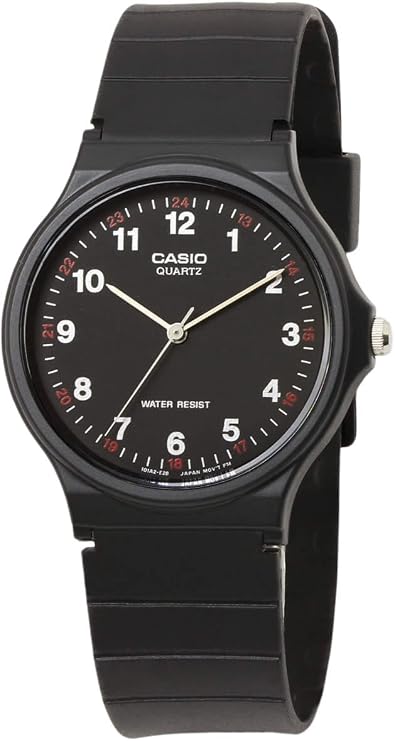 Casio MQ-24-1BL Quartz Watch, Black, Black, Casual