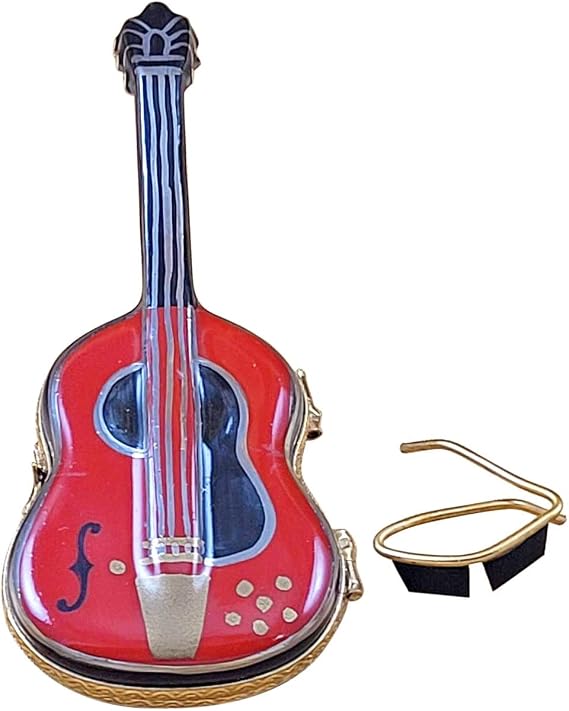 Rochard Electric Guitar Limoges Porcelain Box
