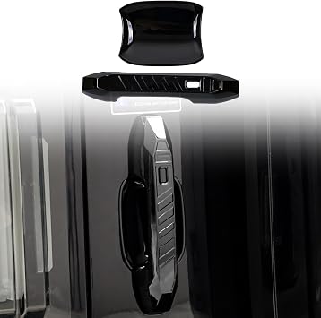 for Jetour Traveller T2 2023-2025 Glossy Black Tailgate Handle Bowl Cover Trim Sets 2pcs Car Accessories