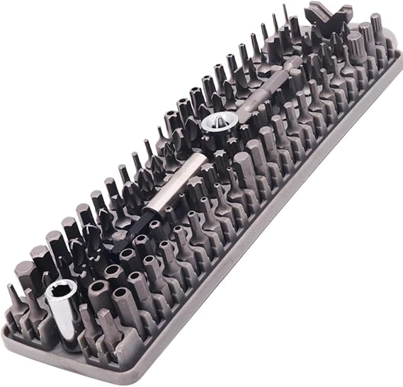 BOXERTOOL 100 piece Tamper Proof & Security Hex Bit Set 1/4" - Magnetic, Tamper Resistant, SAE Hex, Metric Hex and Star Bits - Torx, Spanner, and Tri-Wing - Compact All In One Bit Set