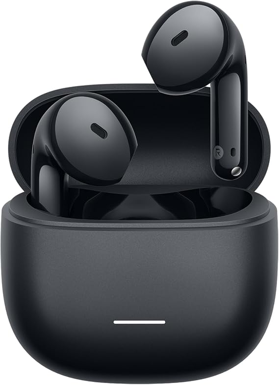 Xiaomi Redmi Buds 8 Active Black Kablosuz Bluetooth Kulaklık, Güçlü Bas Performansı, Yapay Zeka Destekli Gürültü Azaltma, Uzun Pil Ömrü, Siyah