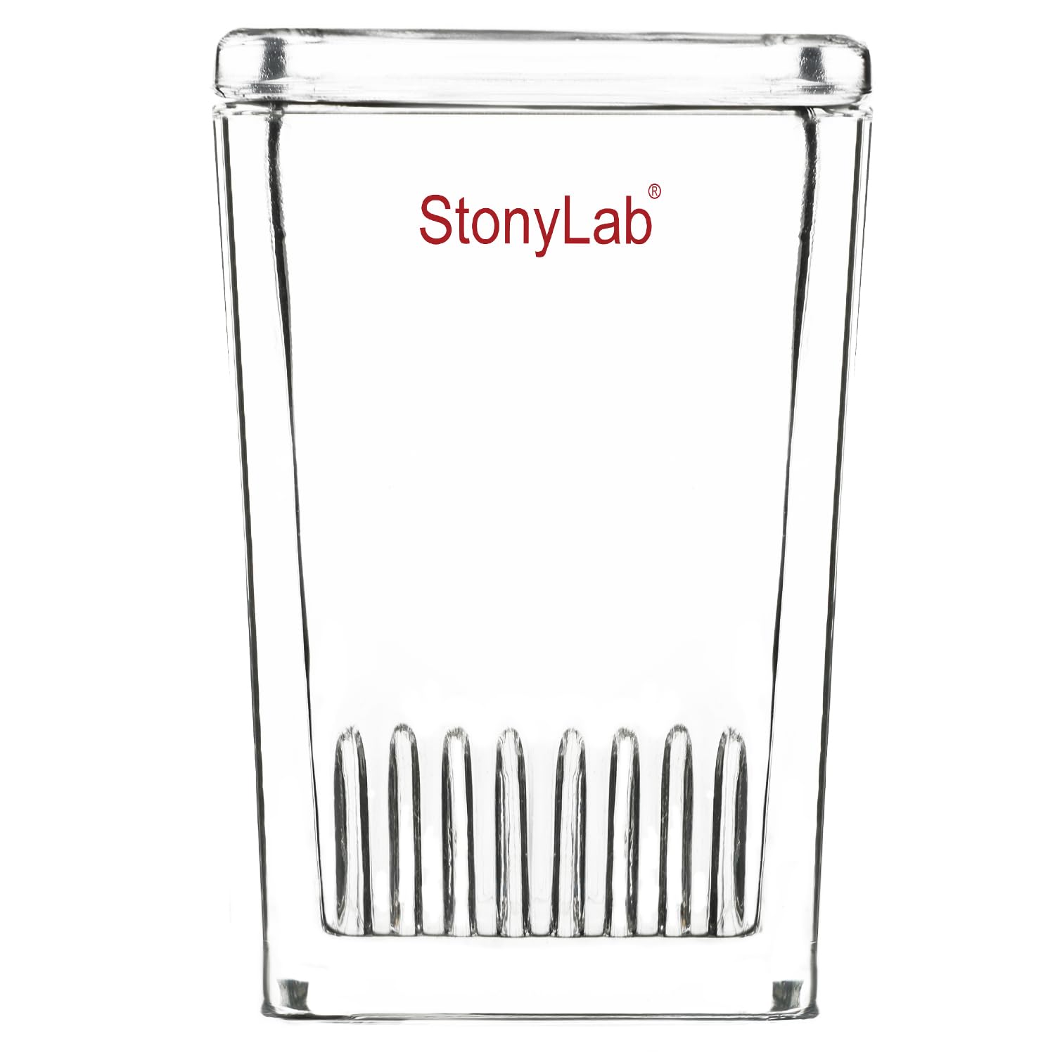 stonylab TLC Developing Tank, Borosilicate Glass TLC Display Chamber Small Dyeing Tank for Thin Layer Chromatography