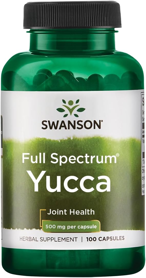 Swanson Premium Br Specturm Yucca 500 Milligrams 100 Capsules