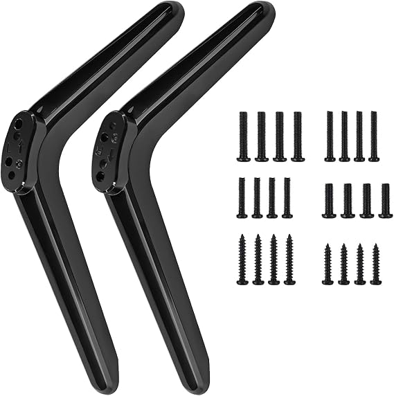 TV Stand Base Table Top TV Legs Compatible with TCL 32 40 43 49 50 55 75 Inch 4K UHD HDR Roku Smart TV, TV Stand Legs for TCL TV Model 32S330, 40S303, 43S423, 49S403, 50S425, 55S421, 65S425, 75S435