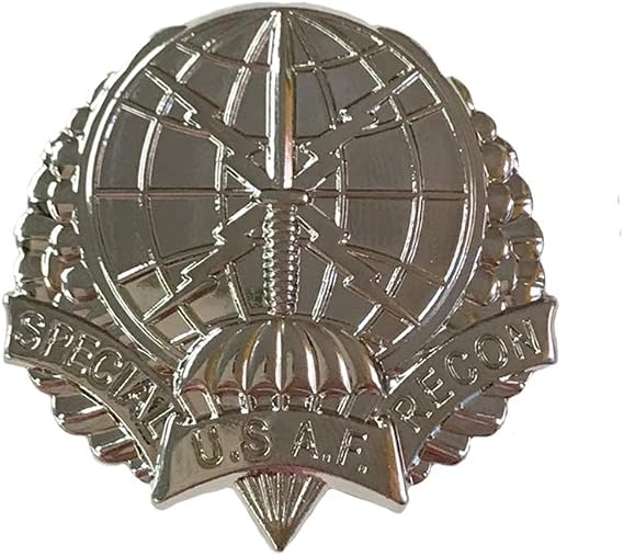 Uniform Accessories Unlimited Inc USAF Special Operations Reconnaissance Beret Crest Badge (Military Issued)-Veteran Owned Business
