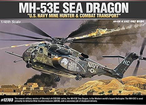 Academy 1/48 Scale Model kit 1/48 MH-53E SEA Dragon 12703