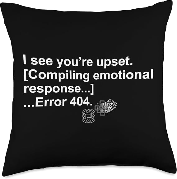 Funny AI Glitch Developer Humor Chatbot Hallucination Debug Throw Pillow