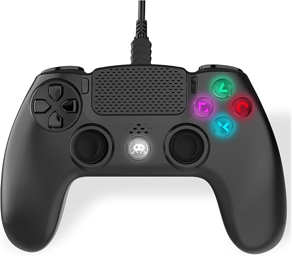 Freaks And Geeks - Wired Controller for PS4 with 3M Cable - Black