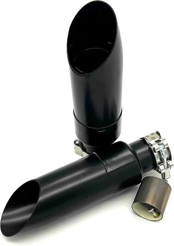 Shorty GP Muffler Tip Universal fits any 38mm OD Pipe and 2018-2021 Harley Davidson Street Bob FXBB 107 Black Baffle