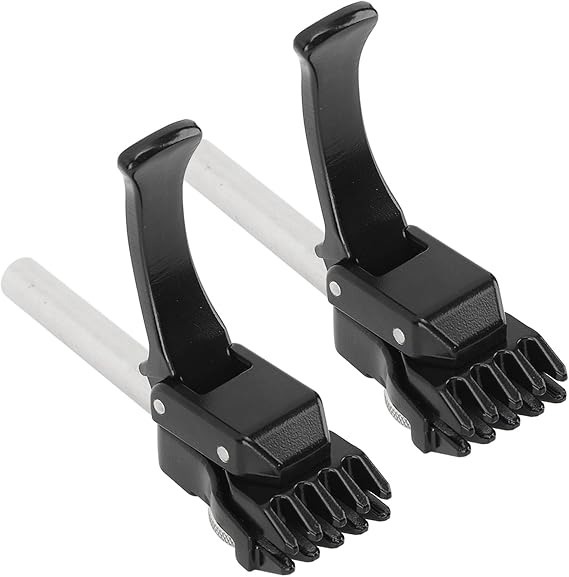 2pcs Badminton Stringing Clamp, Flying Clamp for Badminton Stringing Machine Black Tennis Stringing Tools