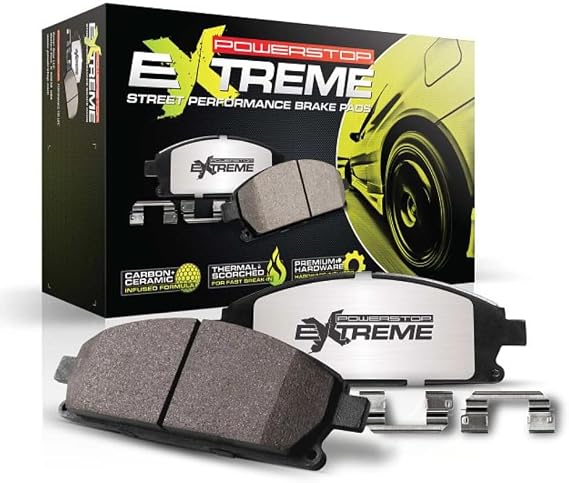 PowerStop Z26 Performance Carbon Fiber Ceramic Brake Pads Front Z26-1405