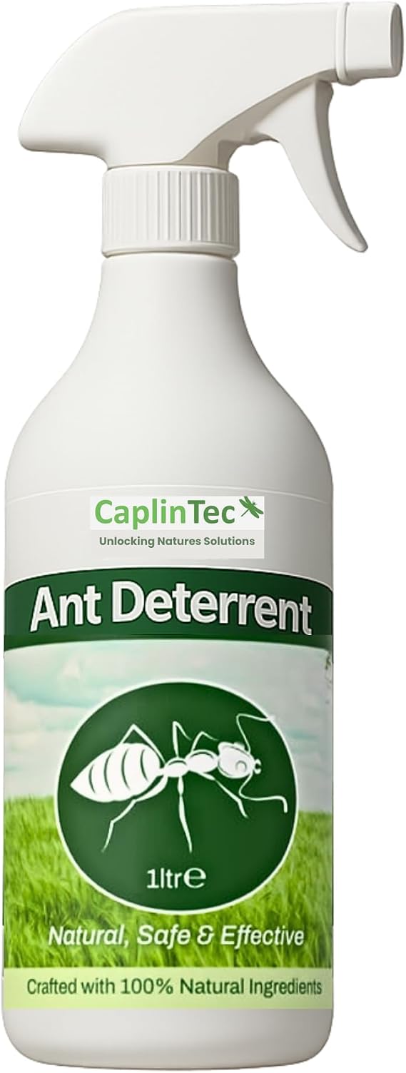Natural Ant Spray - Ant Repellent for Indoor & Outdoor Protection, 1 Litre