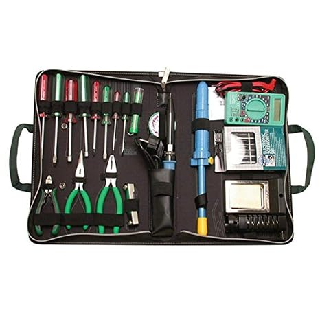 Pro'sKit 500-032 Professional Electronics Tool Kit, Multicolor