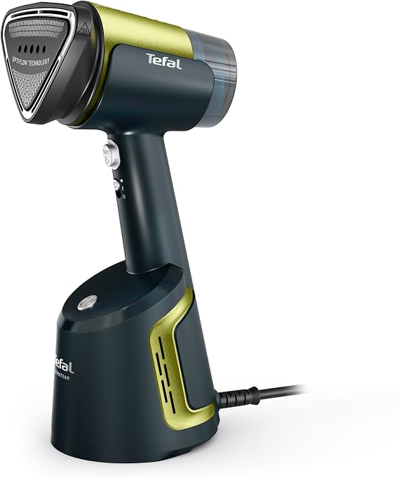 Tefal AeroSteam Handheld Clothes Steamer, Suction Technology, Black