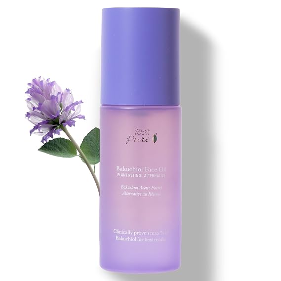 100% PURE Bakuchiol Serum, 1 fl oz | Anti-Aging; with Retinol; for All skin; Vegan