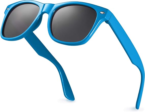 Retro Rewind Iconic Kids Sunglasses for Boys Girls - Shatterproof UV400 Children Sunglasses for Toddlers Kids Age 2-10