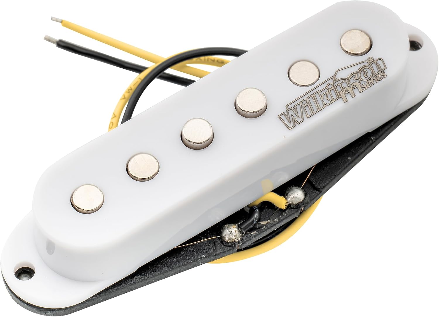 Wilkinson LOW GAUSS Vintage Tone Ceramic Single Coil Pickup for Strat Style Guitar Bridge, White