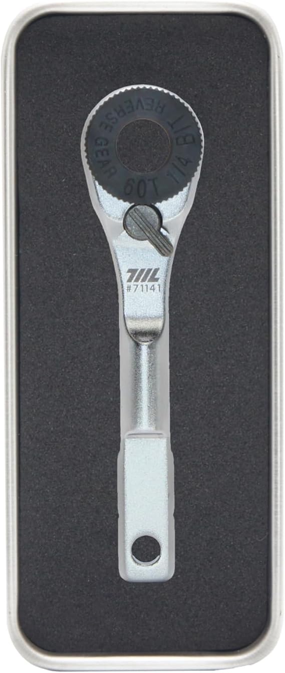 711L Flat End EDC Ratchet Wrench - Screwdriver Accessory Compatible with Multitools' Flat Bit Adapters