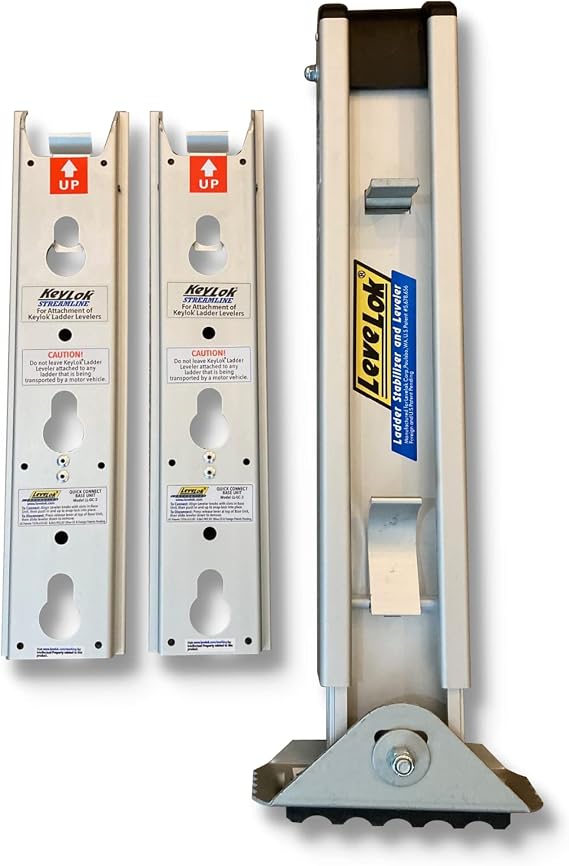 Levelok Streamline, Quick Connect Ladder Leveler Kit (Fiberglass Ladders Only)