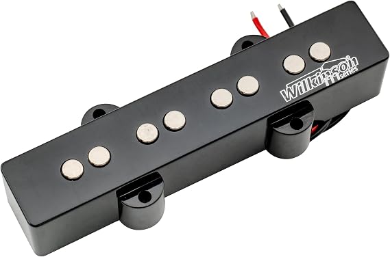 Wilkinson M Series Variable Gauss Ceramic J Bass Bridge Pickup Black
