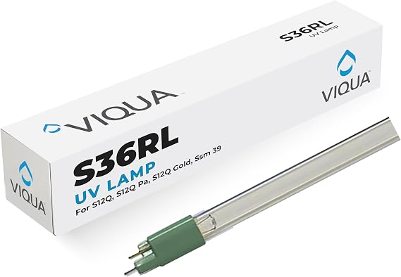 Viqua S36RL Lamp for S12Q, S12Q-PA, S12Q-Gold, SSM-39, S24Q, S24Q-Gold, S40Q & SUV 24P-100P Series UV Systems