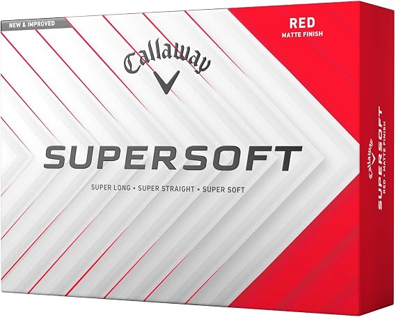 Callaway Golf Balls SUPERSOFT 25, 1 Dozen 12 Balls, 2-Piece Structure