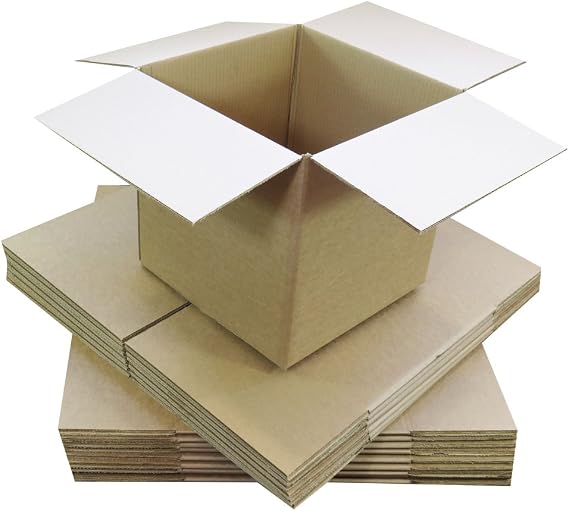 Triplast 127 x 127 x 127mm Small Single Wall 5x5x5" Shipping Mailing Postal Gift Cube Cardboard Boxes (Pack of 25)