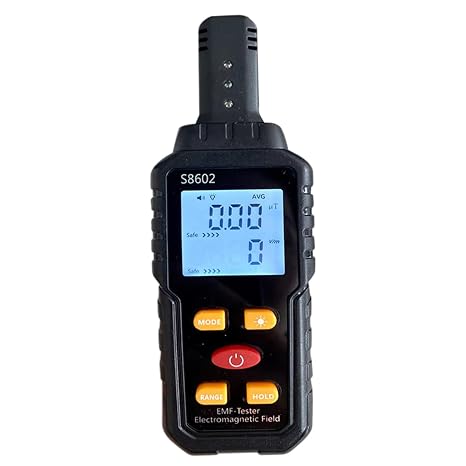 Geiger Counter Detector, 3-in-1 Lcd Display Nuclear Detector with Sound &amp; Light Alarm, Portable Monitor Meter for Home, Office, Outdoor, Indoor