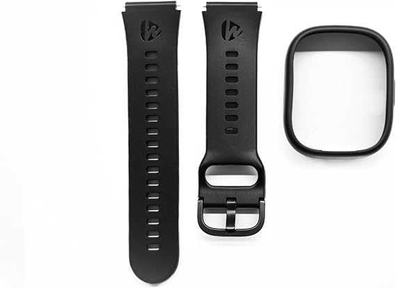 Wiky Watch 5 Plus Akıllı Saat Yedek Kayışı – Kasa Kordon Set – Siyah