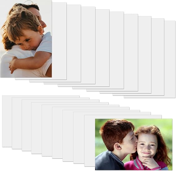 ToBeAce 20 Pcs Sublimation Metal Photo Blanks 12"x18", Large Aluminum Sublimation Metal Sign Blanks, 0.45mm Thick Aluminum Sheet Blank for DIY, Frame, Gifts, Wall Art, Home Decor