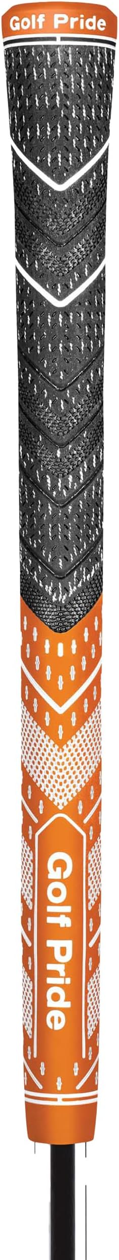 Golf Pride MCC Plus4 Golf Club Grip, Dark Orange/White
