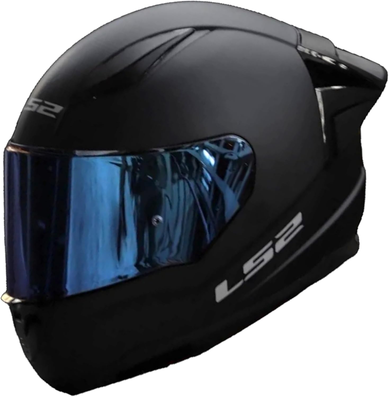 YYK LS2 Rapıd 2 Mat Siyah Race Kapalı Kask – İridyum Vizör Camlı, Çoklu Boyut Seçenekleri ile Üst Düzey Güvenlik ve Konfor Sunan, Gelişmiş Havalandırmalı Yarış Kaskı