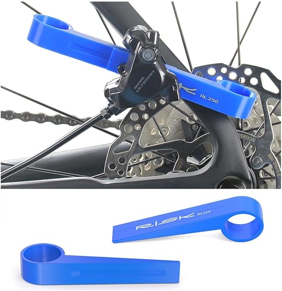 Professional Bicycle Disc Brake Piston Spreader Tool - Hydraulic Brake Caliper Reset Tool for Mountain & Road Bikes, Non-Metallic Design with Positioning Track