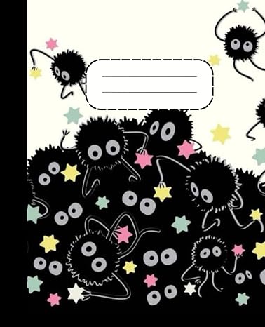 Composition Notebook - Ghibli Style: Aesthetic & Cute Ghibli Journal Notebook for Students | 110 pages, 7.5 x 9.25"