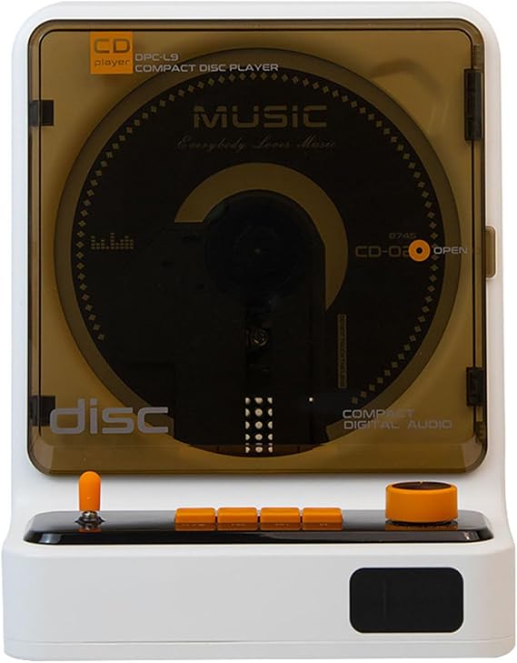 Portable CD Player with Bluetooth Connectivity, Dual Speakers, and Multiple Playback Modes for Home, Car, and Office Use
