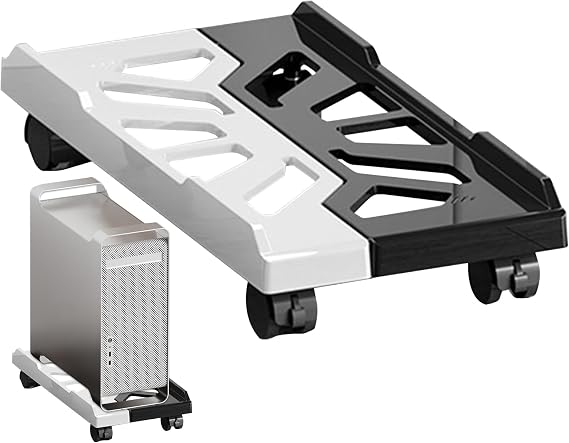 Computer Stand Rolling PC, Computer Shelf, CPU Accessories, Mobile Base