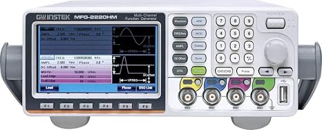 Instek MFG-2220HM 200MHz Dual Channel Arbitrary Function Generator with Pulse Generator, Modulation