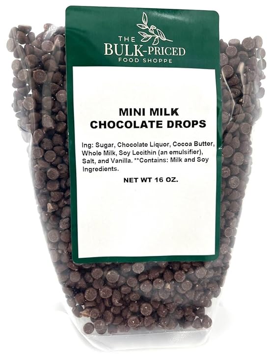 Mini Milk Chocolate Baking Chips, 1 lb For Cookies, Brownies & More